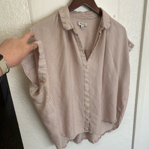 Madewell Central Striped Button-Down - Picture 1 of 3